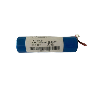 Baterai Li-ion isi ulang LIC18650 3.6V 3350mAh